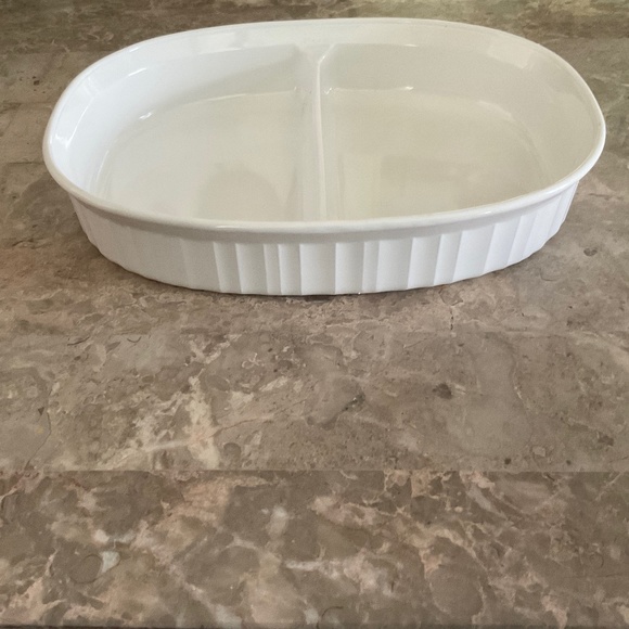 Corningware Kitchen Corningware French White Divided Serving Dish Poshmark